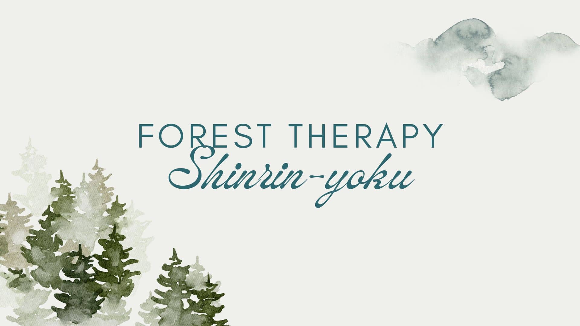 Forest Therapy (Shinrin-yoku)